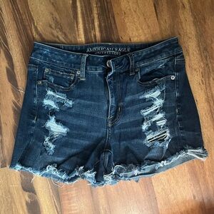 American Eagle Outfitters Dark Blue Jean Shorts
